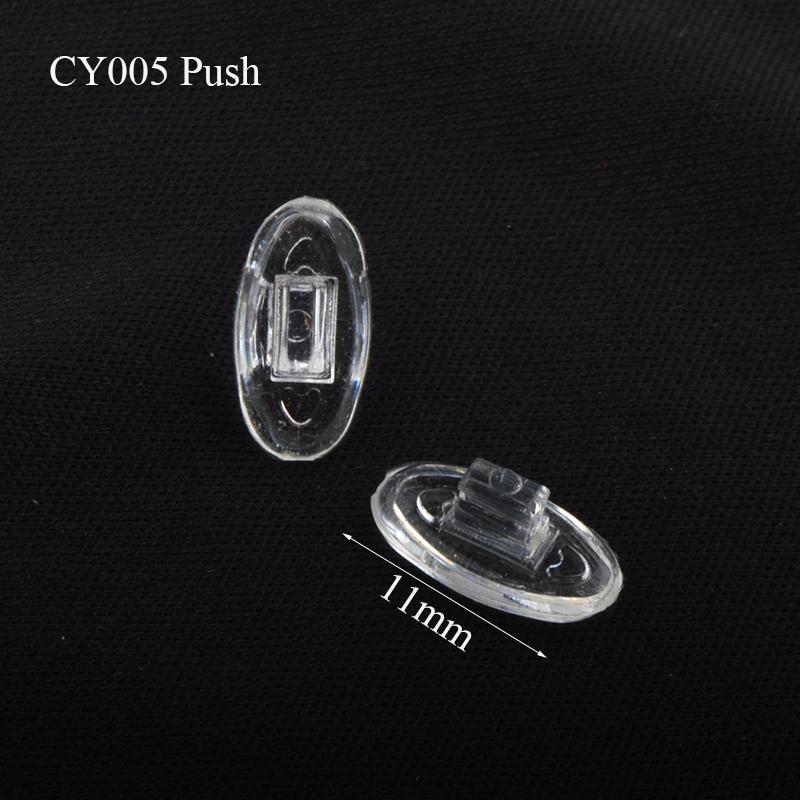 50Pairs(100pcs) Anti Slip Silicone Nose Pads For Eyeglasses Eyewear Glasses Nose Pad Repair Accessory