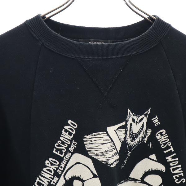 HYSTERICS made in Japan Long sleeve Dolman sleeve sweatshirt trainer Women Used