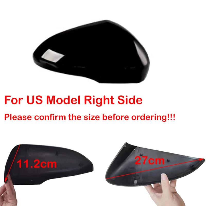 For Ford Fusion 2013- US/EU Version ABS Car Rearview Side Mirror Cover Wing Cap Exterior Door Housing Trim Replacement Parts