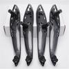 1x Carbon Fiber Look Car Interior Door Handle Trim For BMW 3 Series F30 F32 F80