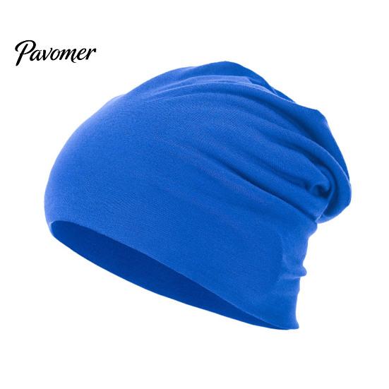 Breathable Fabric Sun Protection Hat Slouchy Hip-Hop Hat, Solid Color Soft Chemo Headwear, Temperature Locking Winter Lightweight Cancer Cap for Women