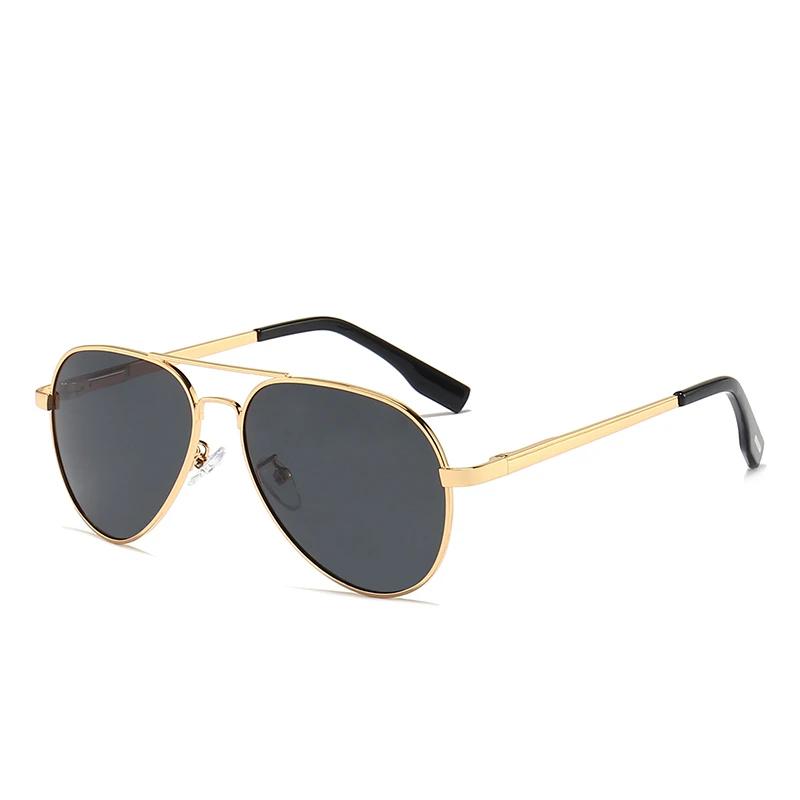Colorful Lens Myopia Lens Polarized Sunglasses For Children Metal Anti-Glare Oval Prescription Sunglasses 0 -0.5 -0.75 To -4.0