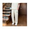 Men's 2-in-1 Summer Tracksuit Ice Silk Short Sleeve Tee Straight Pants Casual Streetwear Outfit