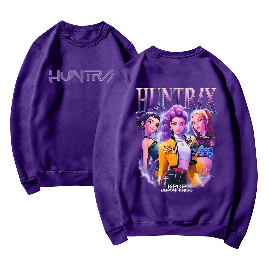 Damemote Casual Langermet trykt rundhals sweatshirt topp