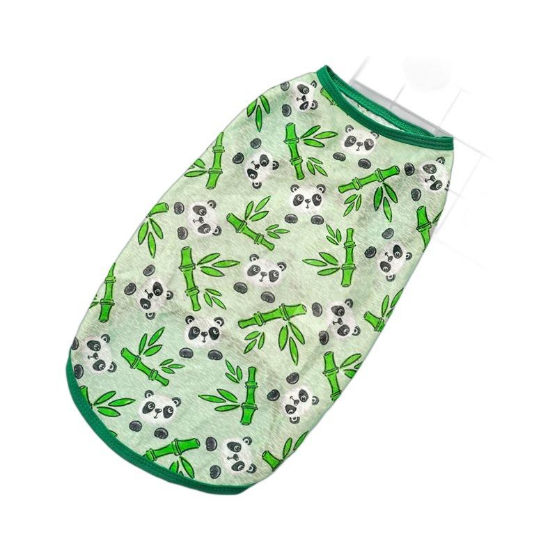 Big Dog Pet Clothes, Dog and Cat Teddy Fur, French Bulldog, Panda Mesh Cat Vests, Dog Supplies and Clothing