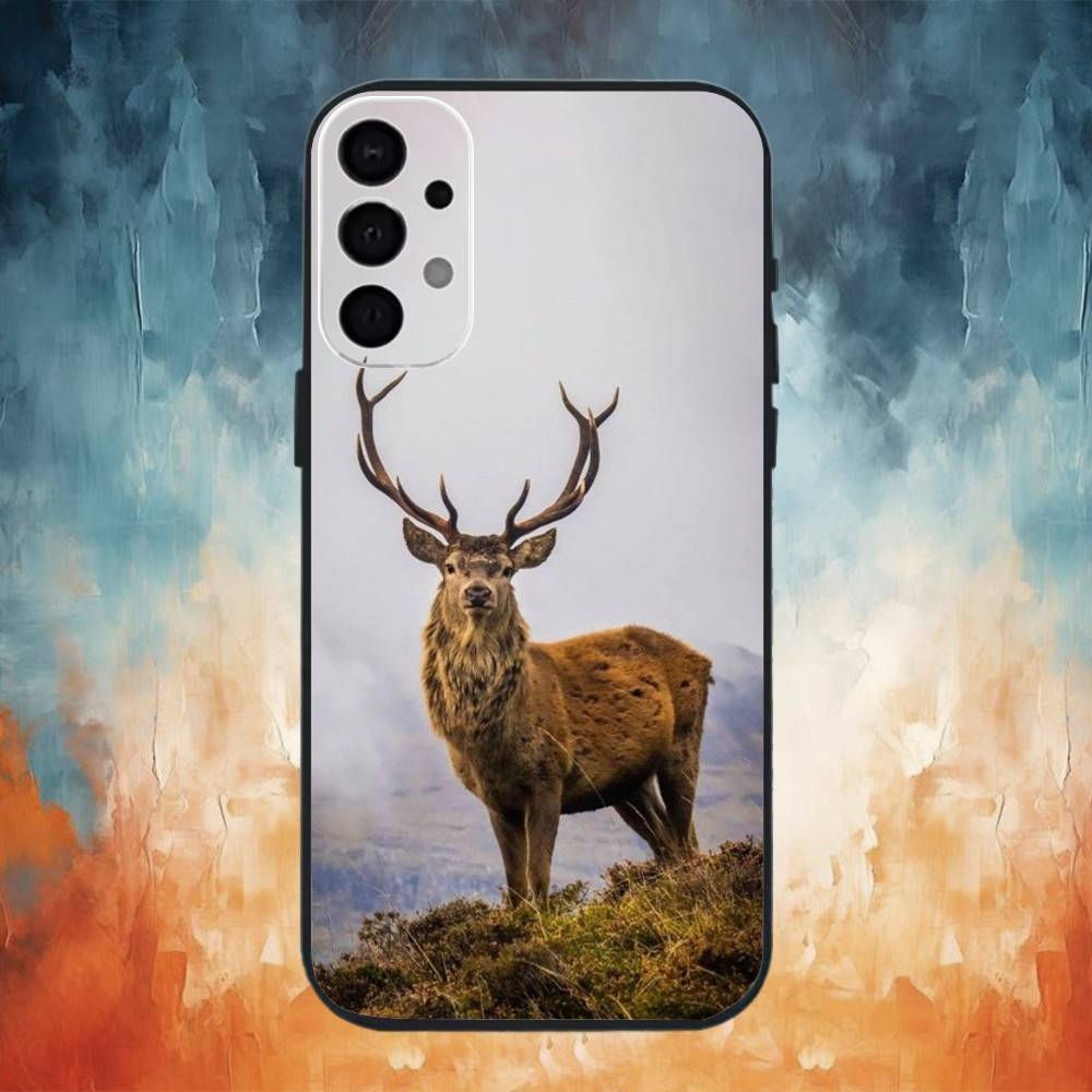 

Deer Hunting Phone Case For Samsung S25,24,23,22,30,21,10,9,Ultra,Plus,Lite Soft Black Case Samsung S21Ultra
