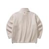 ANTA Men's American Retro Polar Fleece Stand-Collar Jacket Beige 972541708-1