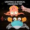 Non-Toxic Kids Induction Escape Octopus Crab Crawling Toy Baby Electronic Pets Musical Toys Educational Christmas Gift Toddler Moving Toy