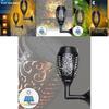 Waterproof Led Solar Flame Wall Torch Light For Outdoor Patio And Garden Ip44