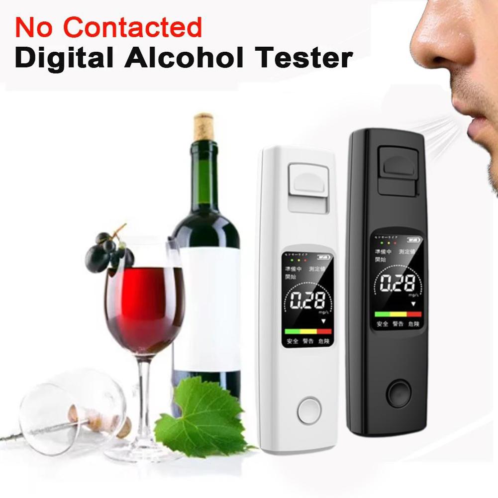 Alcohol Tester Professional High Sensitivity Breathalyzer Breathalyzer Alcoholometer Portable Non-Contact Charging Type-C L0P0