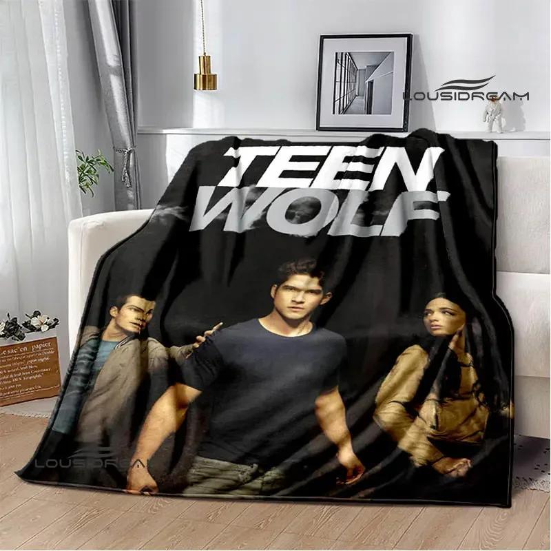 Movie Teen Wolf printed BlanketS Picnic blanket Warm blanket Soft and comfortable Home travel blanket bed linings birthday gift