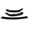 Gloss Black Front Lip Bumper for 2012-2017 BMW 3 Series F35, Regular Version - Three-Section Design.