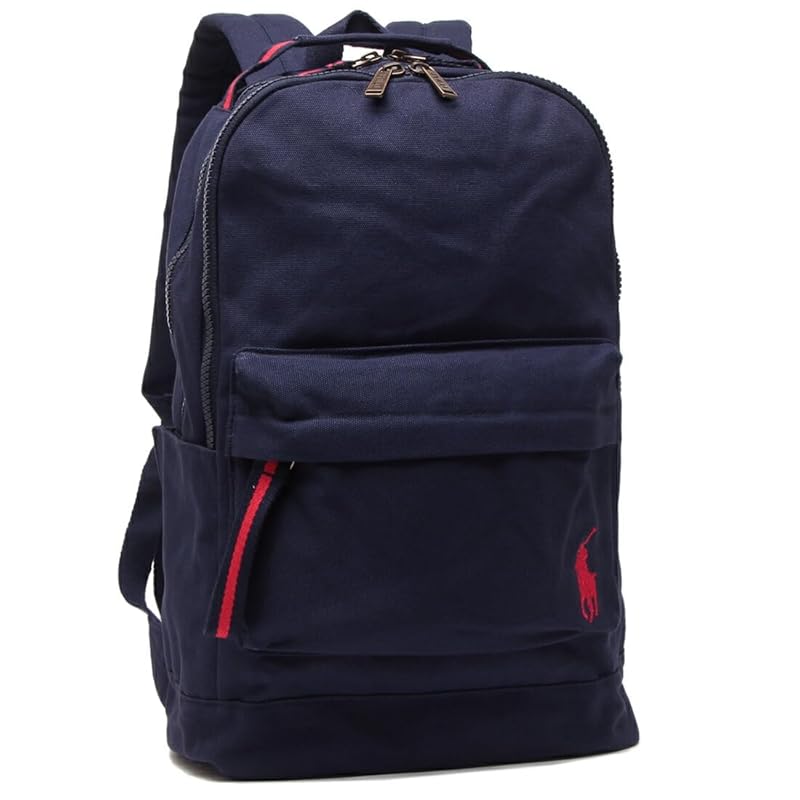 

[POLO RALPH LAUREN] [Polo Ralph Lauren] backpack backpack navy red ladies 9AR015 BCV A4 compatible [product]