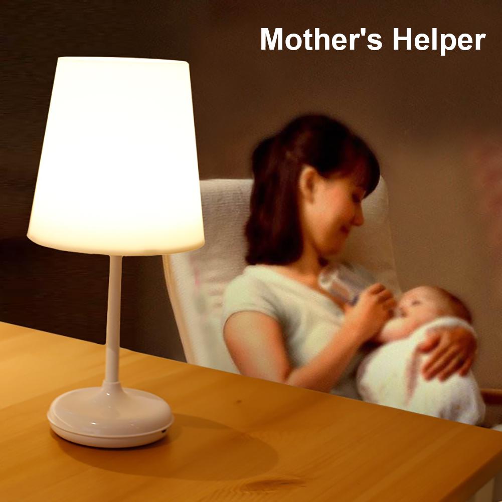 1.5w Led Table Lamp Wireless Remote Control Rechargeable Bedroom Bedside Touch Contral Night Light