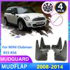 Car Mudguards For MINI Clubman R55 R56 2008 2009 2010 2011 2012 2013 2014 Mudflap Fender Mud Flaps Guard Splash Auto Accessories