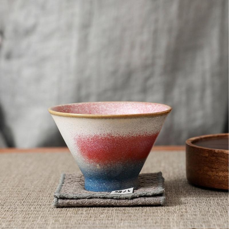 Japanese Ceramic Tea Cup Stoneware Chinese Kungfu Gongfu Teacup Household Drinkware Teaware Tea Ceremony Individual Master Cup