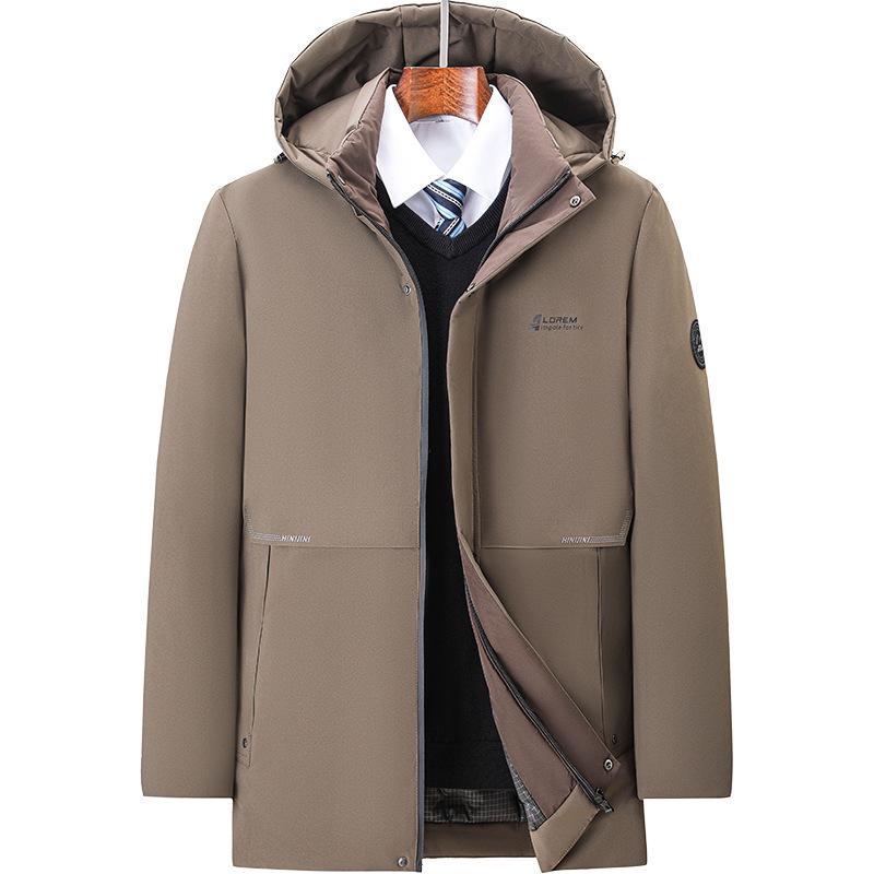 Winter 2025 Men's Windproof 3D Cotton Jacket: Thickened, Warm, Cold-Resistant, with Detachable Hood