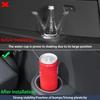 For Tesla New Model YL Launch 2026 2PCS 3rd Row Side Cup Holder Case Fits Silicone Bottle Pad Anti-scratch Interior Accessories