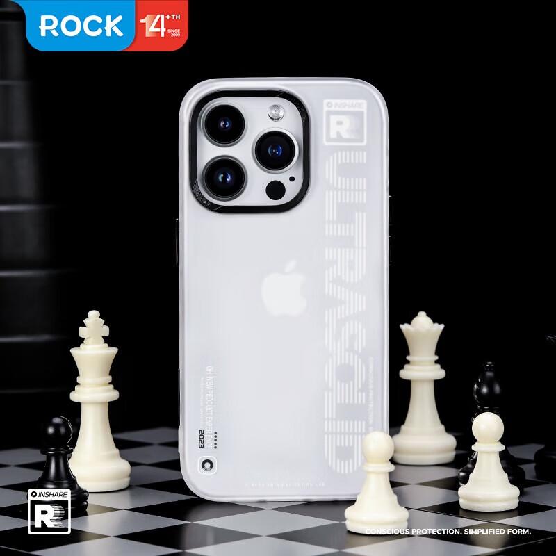 ROCK Magnetic Frosted Skin-Feel Anti-Drop Case for iPhone 15 Pro