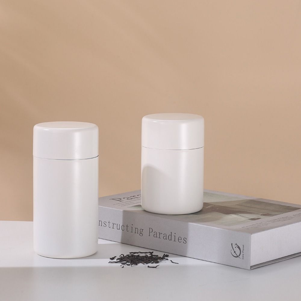 Airtight Seal Stainless Steel Tea Canister Stainless Steel Food Sealed Containers  Loose Tea