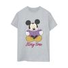 Disney Mikke Mus for kvinner/damer Story Time Cotton Boyfriend T-skjorte