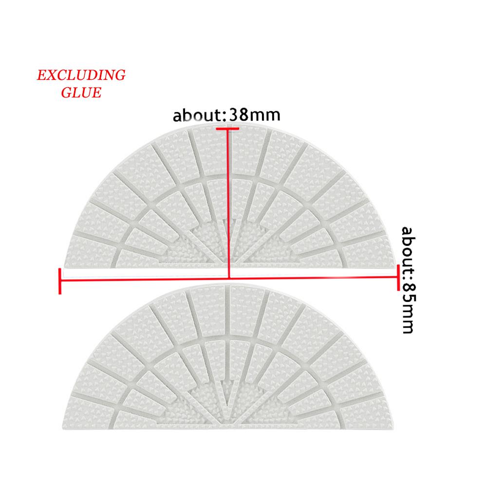 1Pair DIY Replacement Rubber Full Soles Anti-skid Honeycomb Texture Pattern Durable Sole Pads Silent Wear-resistant Shoe Outsole