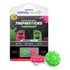 KontrolFreek Splash Kit JOY for Nintendo Switch Joy Performance Thumbsticks for Improved Aiming Concave X 2 Green_Pink Controller, Accuracy, Mid-Rise