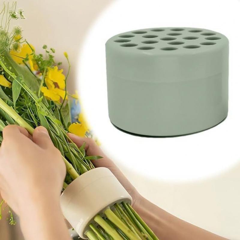 

Plastic Flower Arrangement Tool Pot Fixer Handheld Spiral Bouquet Maker Floor Standing Auxiliary Device for Fresh Flower