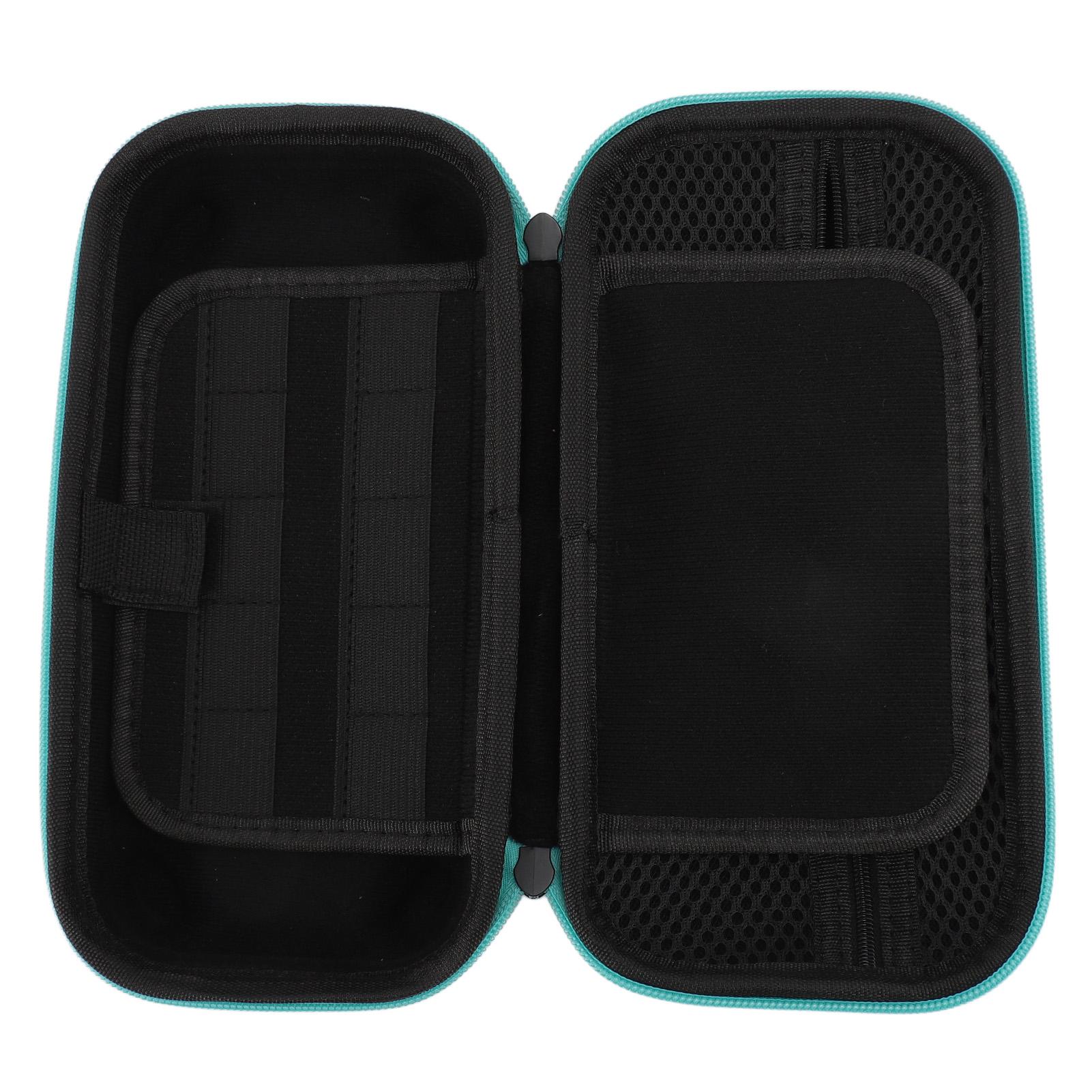 

Carrying Case for Switch Lite Large Capacity Impact Resistant Hard Protective Cover Portable Hard Shell Box for Daily синий