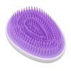 3Pcs Massage Detangling Comb Gradient Purple Wet and Dry Use Portable Egg Shaped Hair Brush for Hair Salons Beauty Salons Home