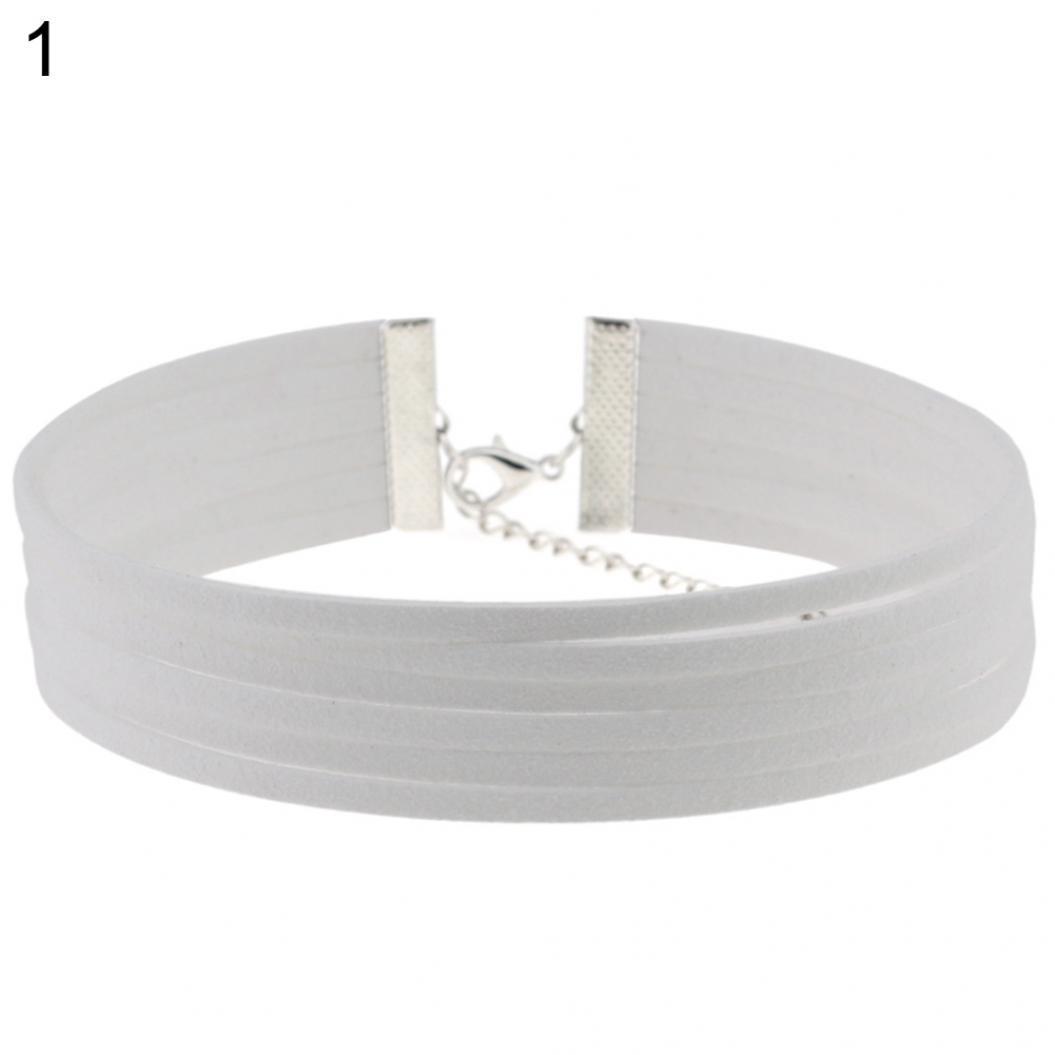 

Готическое многослойное колье с застежкой-лобстером, готическое женское ожерелье для вечеринки, клуба, паба белый