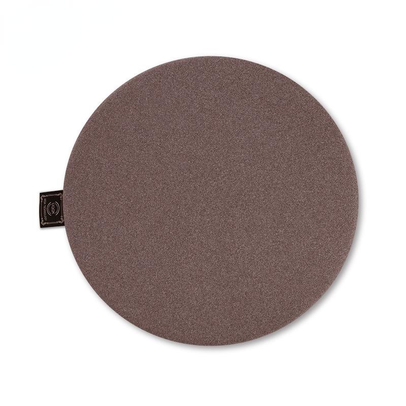 

Muji Style Японский стиль Дышащая круглая подушка для сиденья Офисный эркерный диван-татами Подушка для сиденья из пены с эффектом памяти Подушка для стула 40x40x3cm кофейный