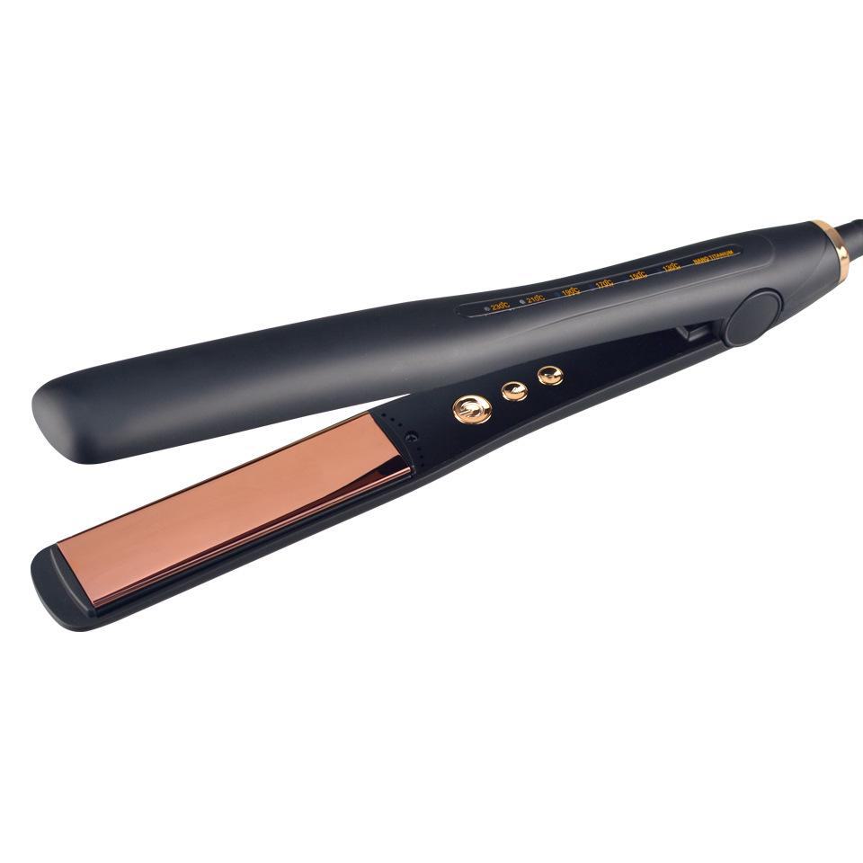 Dual-Purpose Temperature-Adjustable Hair Straightener for Men: Ion Perm & Styling Tool