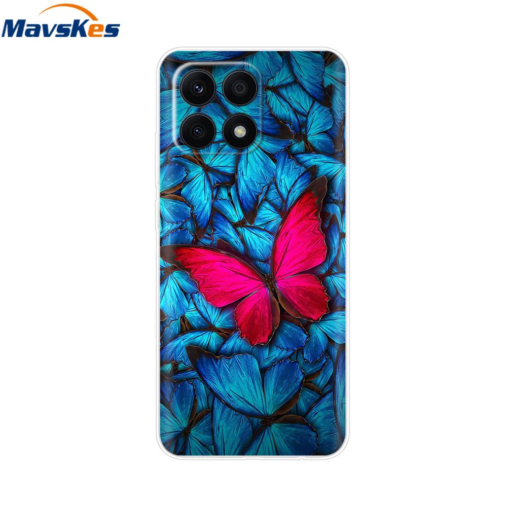 For Honor X8a 2023 Case 4G Funda Clear Soft Silicone TPU Phone Cover Case for Honor X8a Cover HonorX8a X 8a CRT-LX1 Bumper Coque