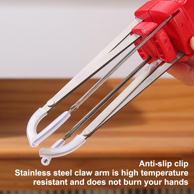 Bowl Holder Stainless Steel  Dish Clip Heat-Resistant Heavy-Duty Pot Gripper Non-Slip Sturdy Kitchen Tongs Cooking Utensils