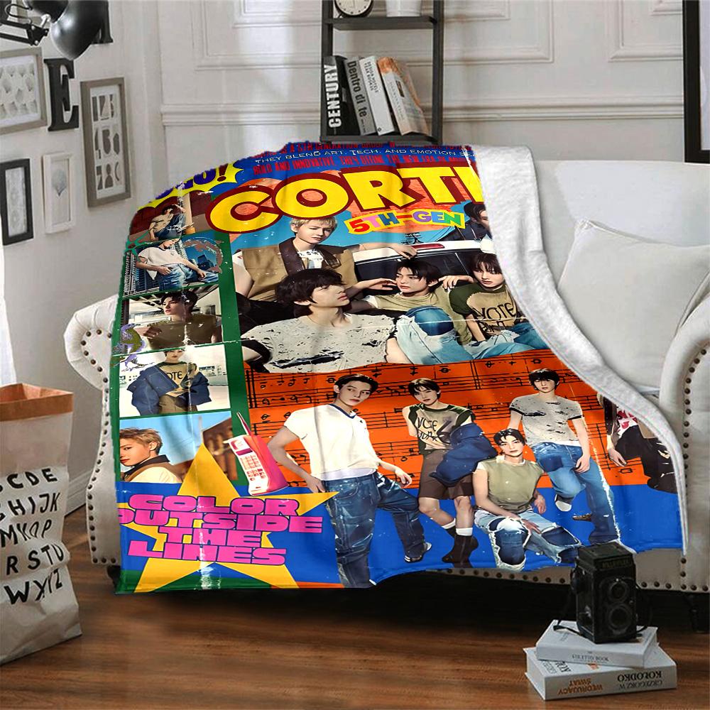 Musik Jugend Träume Freundschaft Abenteuer Wachstum Flanelldecke Super Weich Warm Gemütlich Decke Für Sofa Bett Büro Reisen Ganzjahres Heimdeko Geschenk