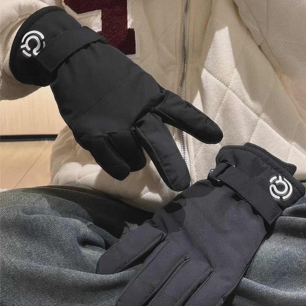 2024 Wasserdichte PU-Touchscreen-Handschuhe für Damen & Herren: Verdickt, Warm & Rutschfest