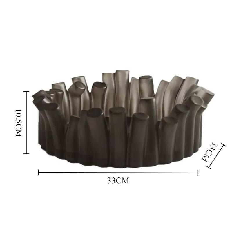 Creative Plates Table Decoration Fruit Bowl Minimalist Unique Plate Storage Decorative Trays Elegant Organizer Home Ornaments