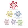 6Pcs Cotton Rope Flower Nursery Wall Decors Kid Room Decorations for Girl Woven Colorful Flower Ornaments Wall Hangings
