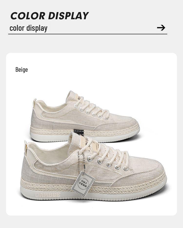 Herren Sommerschuhe aus Netzstoff zum Hineinschlüpfen, atmungsaktiv, rückenfrei, aus Canvas