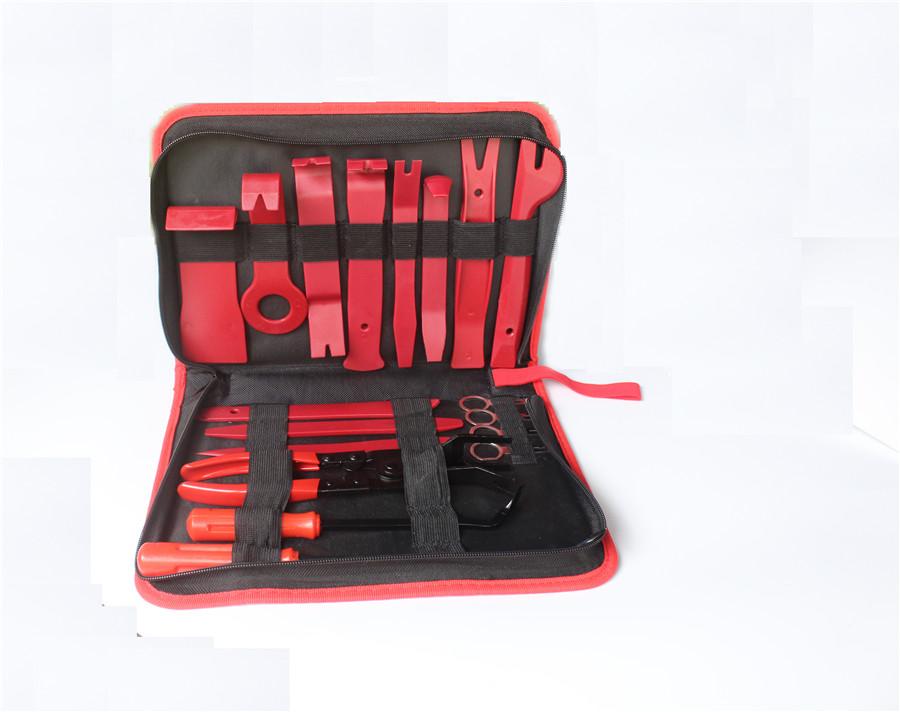 18-piece set of audio tools-red