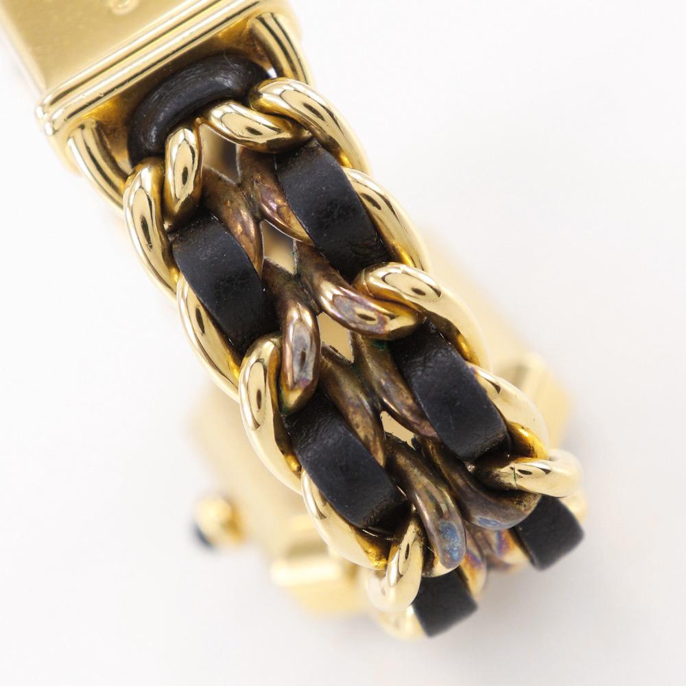 Chanel Premiere S Watches H0001 Black/gold blackDial Plated Gold/leather Quartz Analog Display Women Used