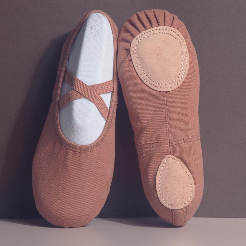 

New Soft Sole Dance Shoes for Women & Children - Ideal for Ballet, Practice, and Exams 34