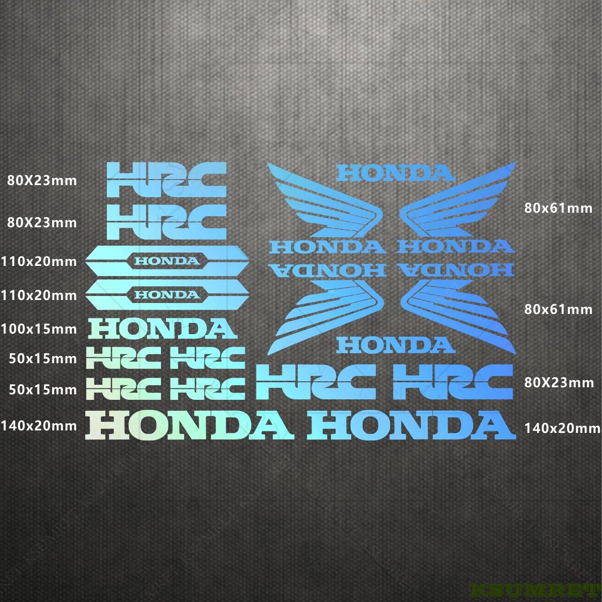 

For Honda HRC Sticker Motorcycle Stickers Hrc Logo Decal Waterproof