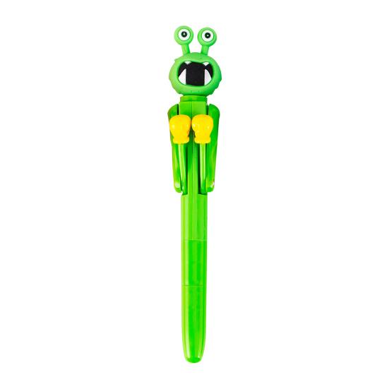 Yousheng Fun Boxing Pen with Movable Arm 0.5mm Blue Ink Ballpoint Pen Cartoon Stress Relief Writing Tool Novelty Gift