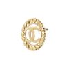 CHANEL [23 Spring and Summer New Products] Classic Logo Fashion Brooch Women's Gold