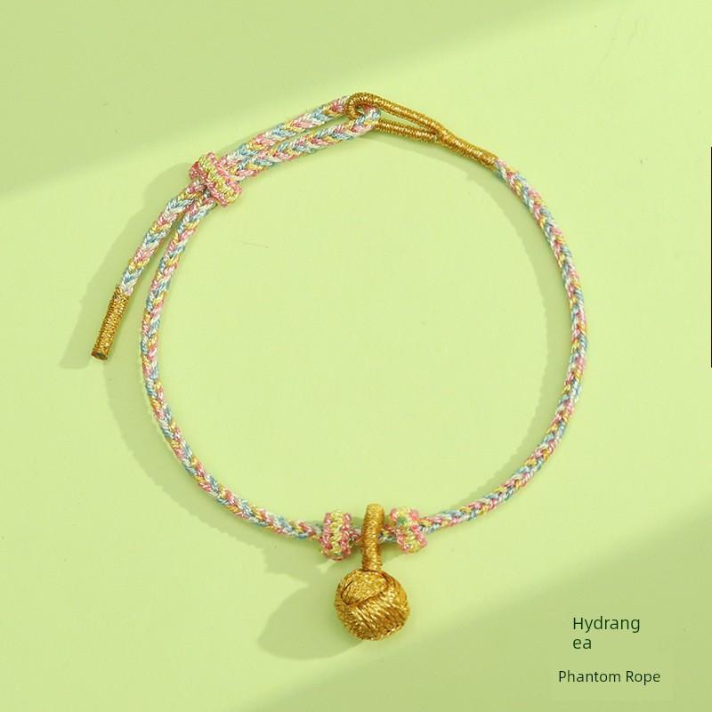 Dragon Boat Festival Colorful String Sachet Bracelet for Children and Adults, Handmade Woven Bracelet, Finished Product, Small Gift Sachet, New Style