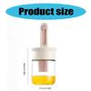 Practical Silicone Basting Tool Soft Bristles Silicone Oil Brush for Cooking Enthusiasts and Home Cooks