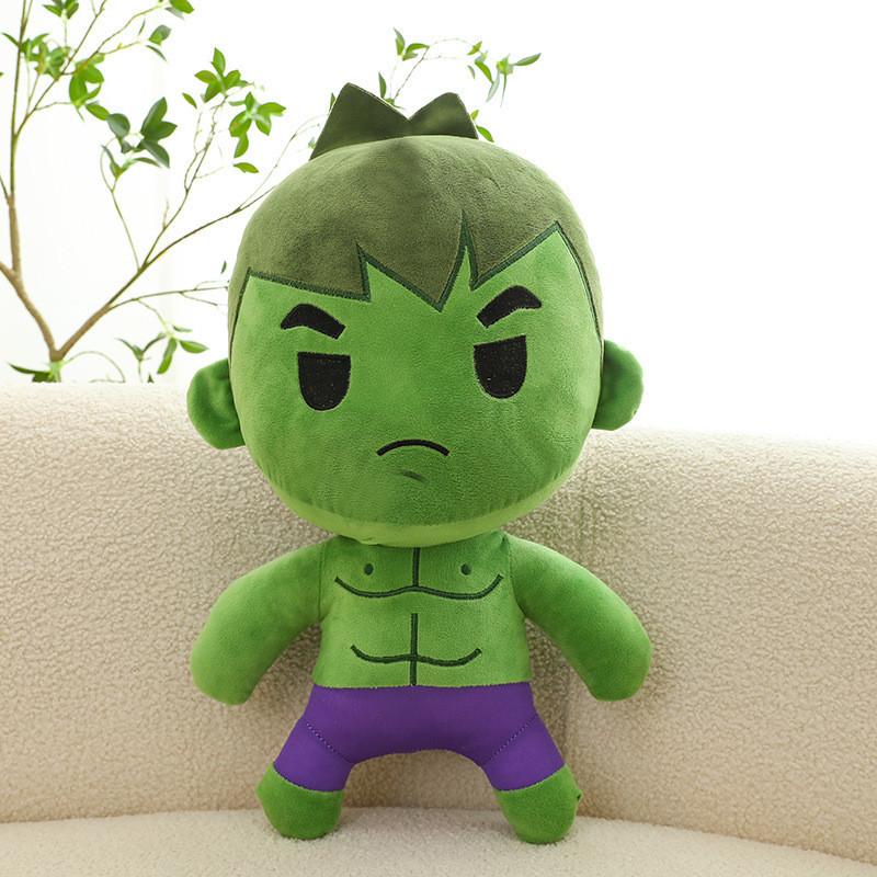 Cute Cartoon Toddler Hulk Plush Toy Pillow Boy's Comforting Stuffed Doll Gift For Friends 23cm)