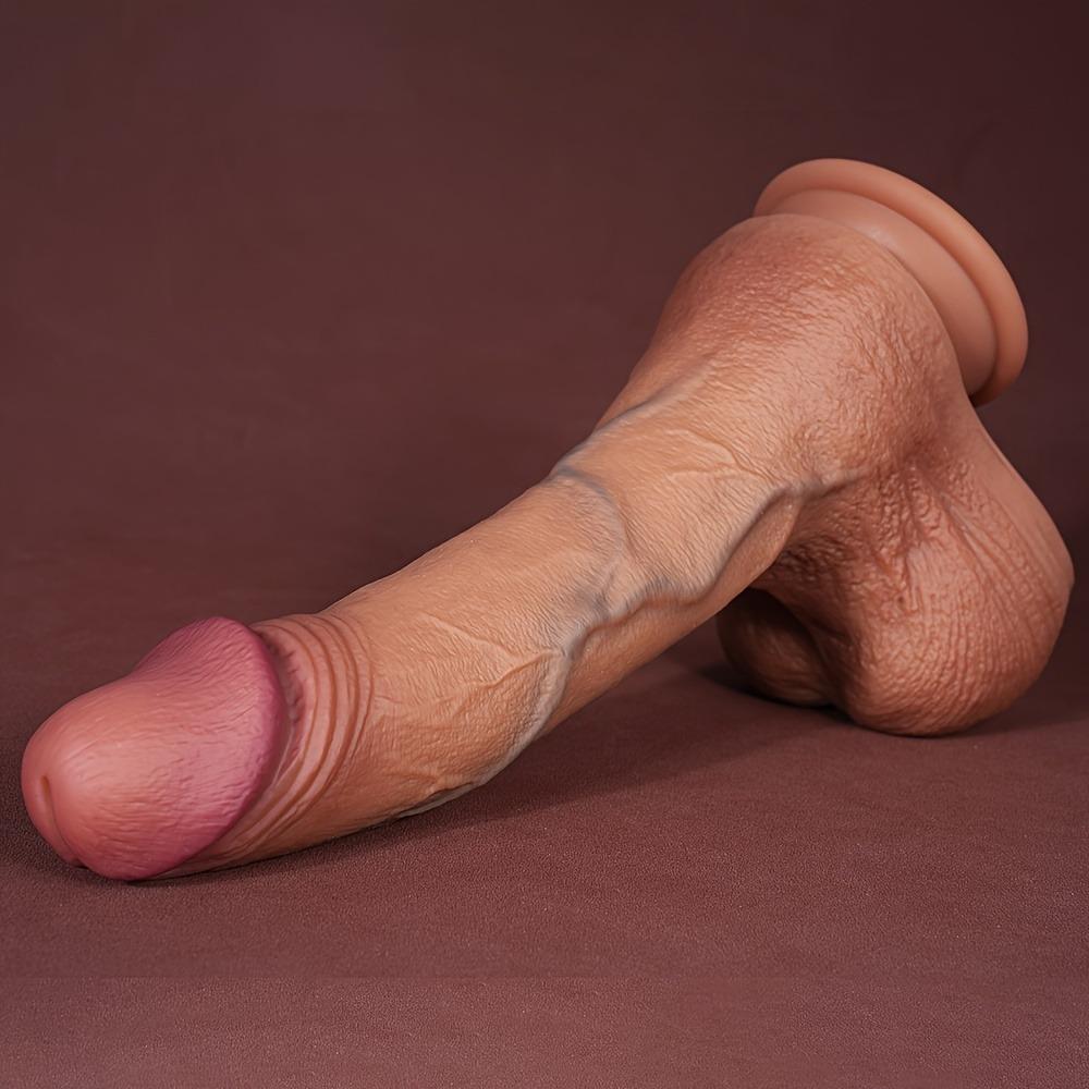 Silikonové dildo pro muže, masturbátor, realistická sexuální hračka pro dospělé, anální špunt, vibrační bod G, 12 palců – zvýší vaše potěšení a sebevědomí